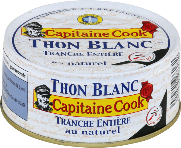 THON BLANC TRANCHE ENTIÈRE AU NATUREL
CAPITAINE COOK