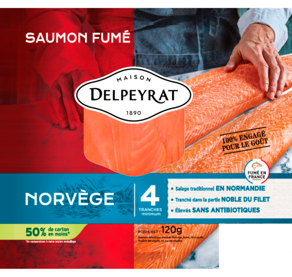 LE SAUMON FUMÉ NORVÈGE
DELPEYRAT