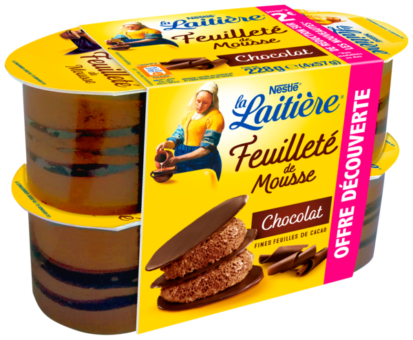 FEUILLETÉ DE MOUSSE AU CHOCOLAT EN OFFRE DÉCOUVERTE
LA LAITIÈRE