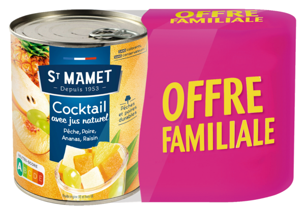 COCKTAIL DE FRUITS 
ST MAMET