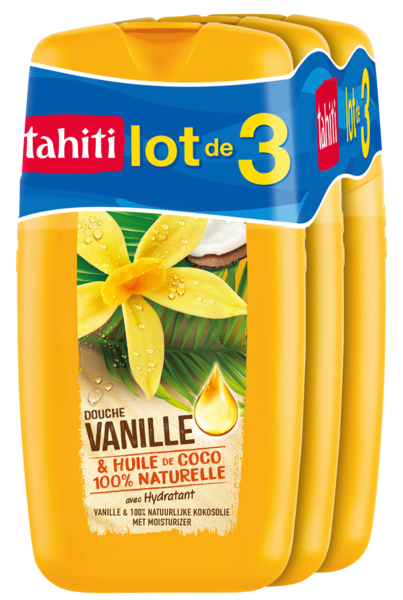 GEL DOUCHE VANILLE ET HUILE DE COCO 100% NATURELLE
TAHITI