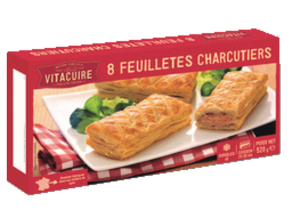 FEUILLETÉS CHARCUTIERS X8 SURGELÉS
VITACUIRE