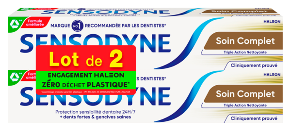 DENTIFRICE SOIN COMPLET TRIPLE ACTION NETTOYANTE
SENSODYNE