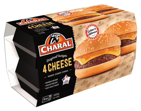 4 CHEESE BURGERS 
CHARAL