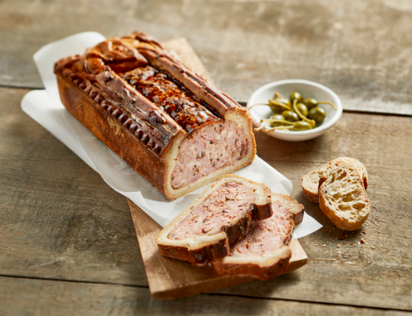 PÂTÉ EN CROUTE AUX MORILLES 