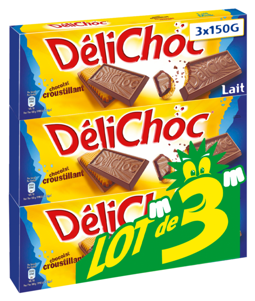 DELICHOC CHOCOLAT LAIT
DELACRE DÉLICHOC