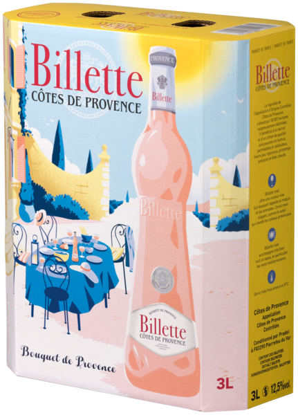 AOP CÔTES DE PROVENCE ROSÉ
BILLETTE