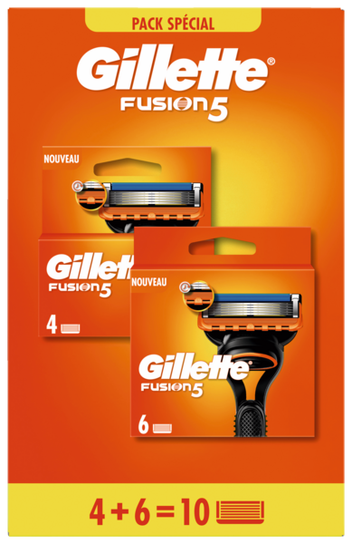 LAMES FUSION5 PACK SPÉCIAL 4+6
GILLETTE