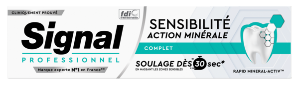 DENTIFRICE SENSIBILITÉ ACTION MINÉRALE COMPLET
SIGNAL