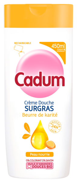 CRÈME DOUCHE SURGRAS BEURRE DE KARITÉ
CADUM