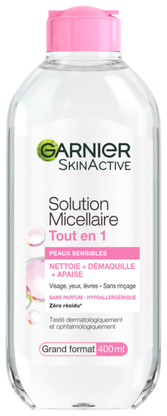 SOLUTION MICELLAIRE TOUT EN 1
GARNIER SKINACTIVE