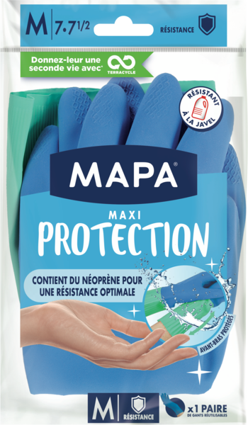 PAIRE DE GANTS MAXI PROTECTION TAILLE M 
MAPA