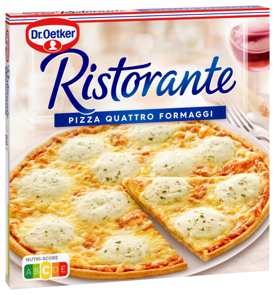 PIZZA QUATRE FROMAGES RISTORANTE SURGELÉE
DR OETKER