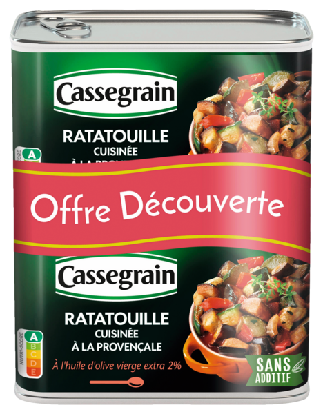 RATATOUILLE CUISINÉE À LA PROVENÇALE
CASSEGRAIN