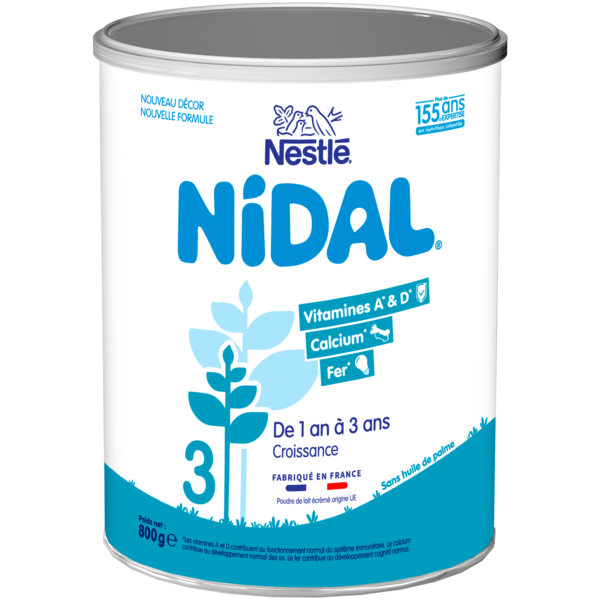 NIDAL CROISSANCE 3 DE 1 À 3 ANS
NESTLÉ