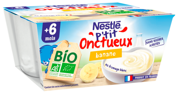 P'TIT ONCTUEUX BIO BANANE
NESTLÉ