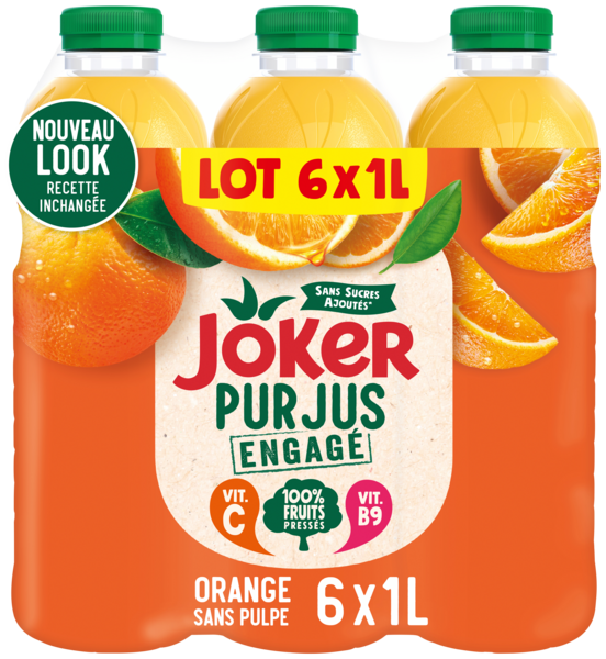 PUR JUS D'ORANGE  SANS PULPE
JOKER