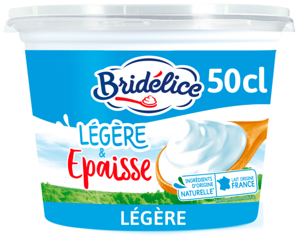 CRÈME FRAÎCHE ÉPAISSE  
BRIDÉLICE