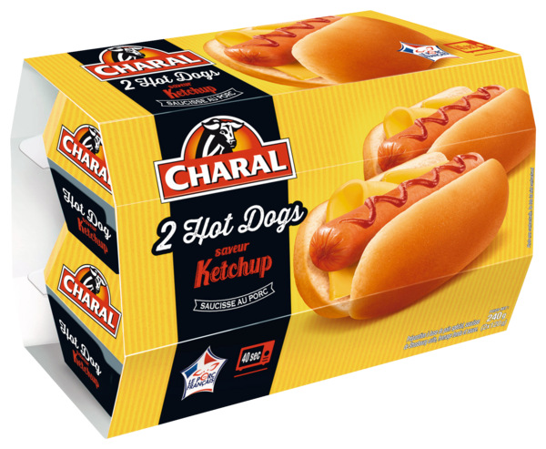 2 HOT DOGS KETCHUP 
CHARAL