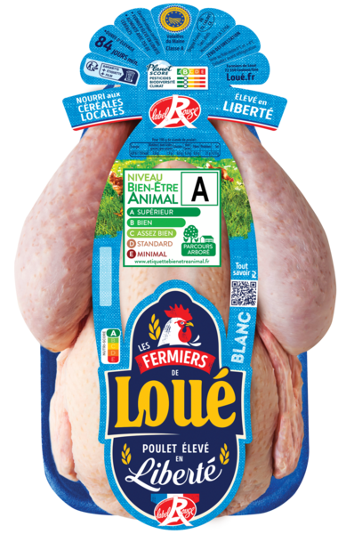 POULET FERMIER LABEL ROUGE IGP
LOUÉ