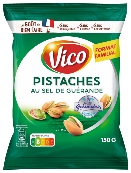 PISTACHES AU SEL DE GUÉRANDE
VICO