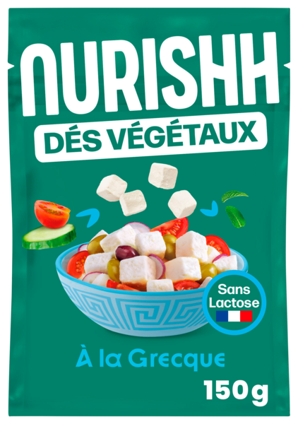 DÉS VÉGÉTAUX À LA GRECQUE 
NURISHH