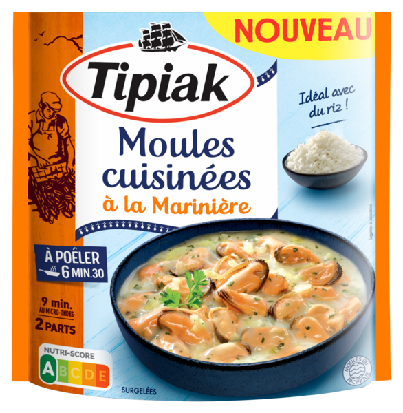 MOULES À LA MARINIÈRE SURGELÉES 
TIPIAK