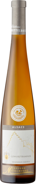 AOP ALSACE GEWURZTRAMINER VENDANGES TARDIVES BLANC MOELLEUX
CHÂTEAU MITTELBOURG HVE3