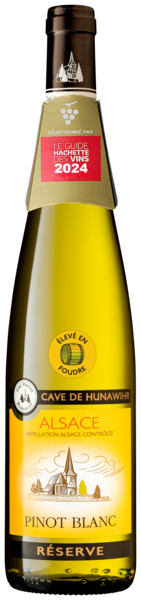 AOP ALSACE PINOT BLANC BLANC SEC
VIEILLI EN FOUDRE CAVE VINICOLE DE HUNAWIHR HVE3