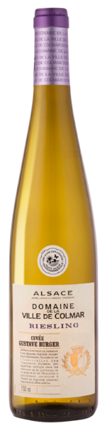 AOP ALSACE RIESLING BLANC SEC
CUVÉE GUSTAVE BURGER DOMAINE DE LA VILLE DE COLMAR HVE3