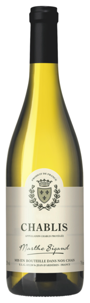 AOP CHABLIS BLANC SEC
MARTHE SIGAUD