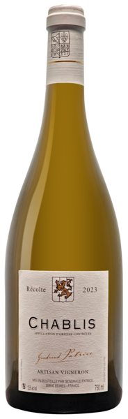 AOP CHABLIS BLANC SEC
GENDRAUD PATRICE