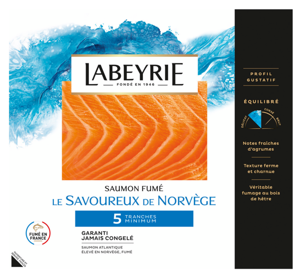 SAUMON FUMÉ NORVÈGE
LABEYRIE