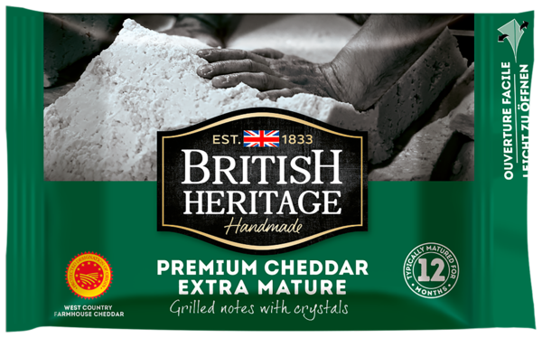 CHEDDAR EXTRA MATURE AOP (2) 
BRITISH HÉRITAGE