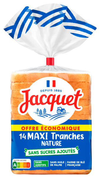 MAXI TRANCHES SANS SUCRES AJOUTÉS NATURE OFFRE ÉCO
JACQUET