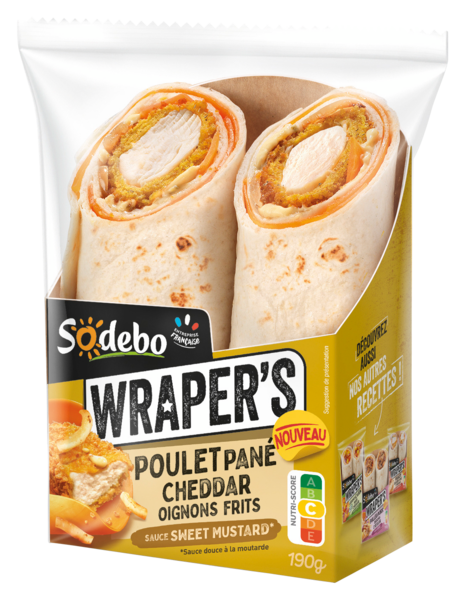 SANDWICH WRAPER'S POULET PANÉS
SODEBO