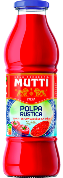 POLPA RUSTICA TOMATES PELÉES CONCASSÉES
MUTTI