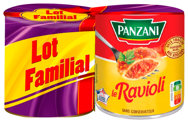 LE RAVIOLI SAUCE TOMATE
PANZANI