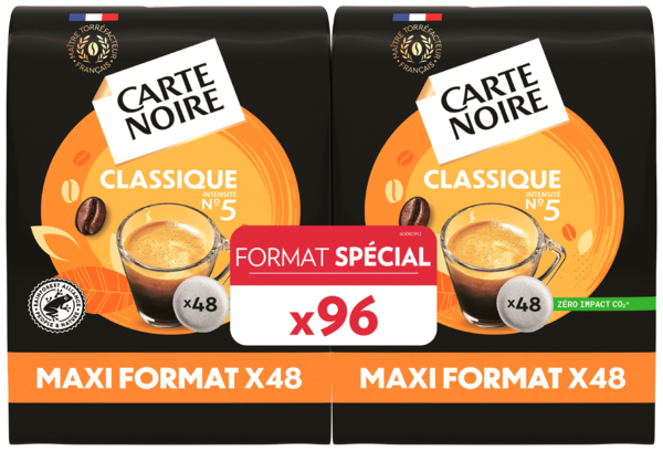 DOSETTES 2X48 CLASSIQUE N°5
CARTE NOIRE 