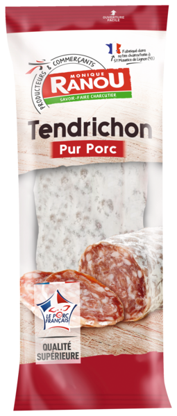 SAUCISSON TENDRICHON PUR PORC
MONIQUE RANOU