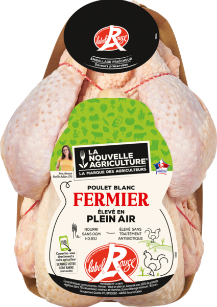 POULET FERMIER LABEL ROUGE 
LA NOUVELLE AGRICULTURE