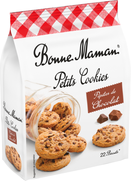 PETITS COOKIES  PÉPITES CHOCOLAT X22
BONNE MAMAN