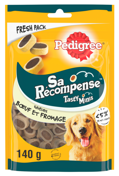 SA RÉCOMPENSE AU BOEUF ET FROMAGE
PEDIGREE