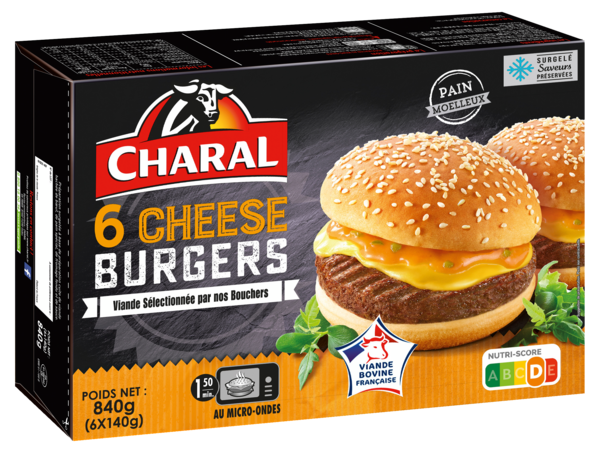 CHEESEBURGERS SURGELÉS 
CHARAL