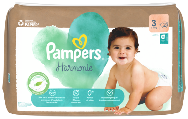 COUCHES HARMONIE T3 X42
PAMPERS