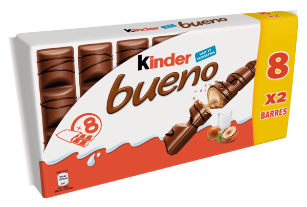 BARRE CHOCOLATÉE BUENO CHOCOLAT AU LAIT
