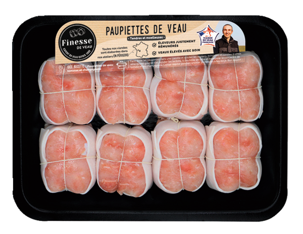 8 PAUPIETTES DE VEAU 
