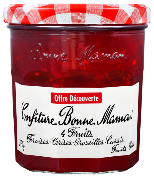 CONFITURE OFFRE DÉCOUVERTE 4 FRUITS
