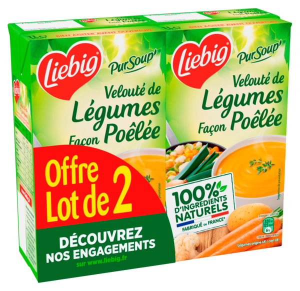 PURSOUP' VELOUTÉ DE LÉGUMES FAÇON POÊLÉE
