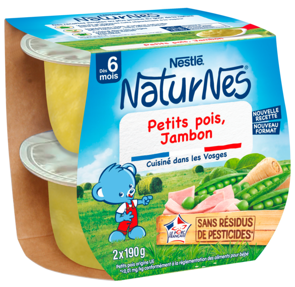 NATURNES PETITS POIS JAMBON
